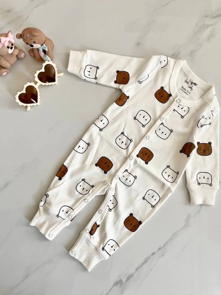 سرهمی نوزادی نخ پنبه طرح تدی برند penty baby